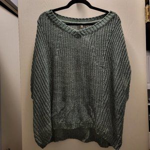 KORI M/L green sleeveless sweater